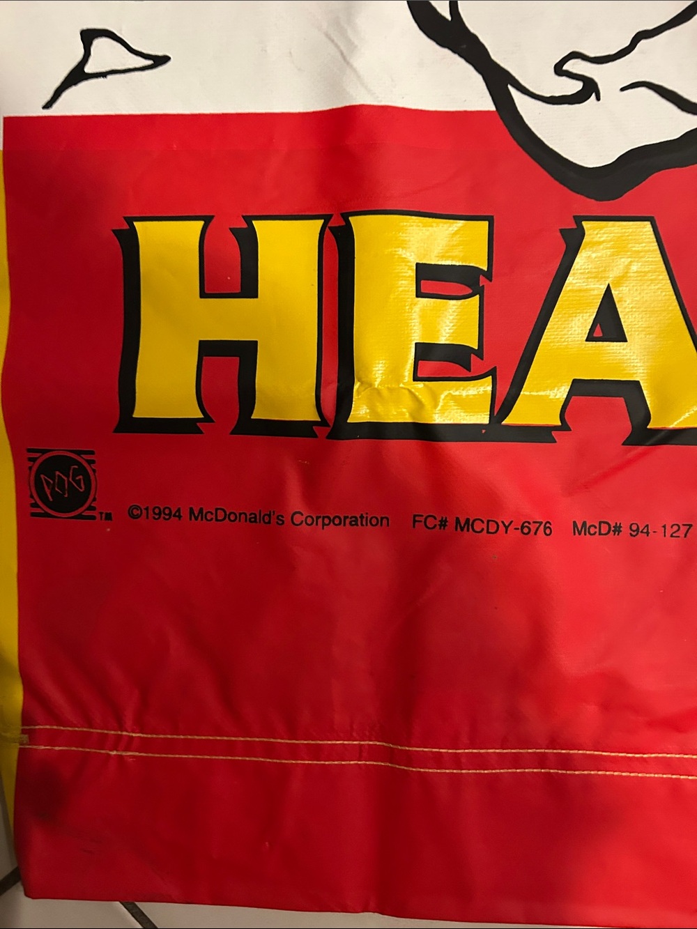Power Ranger Yellow Ranger Graphic Cape Banner - Yellow/Black/Red - Picture 4 of 5
